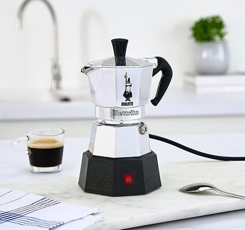 Bialetti - Moka elettrica Elettrika Alluminio 2 tazze image number 1