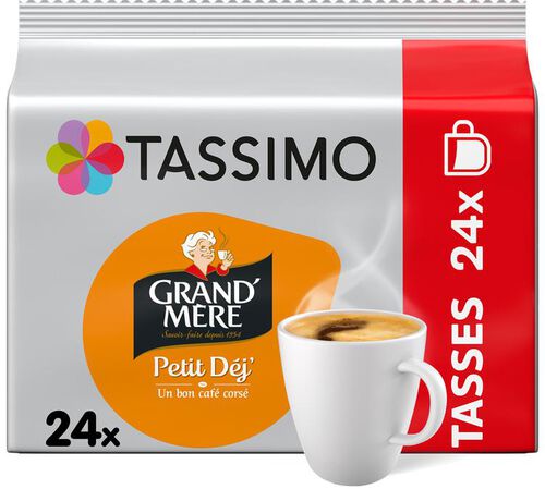 24 dosettes Tassimo - Grand M&egrave;re Petit D&eacute;jeuner - TASSIMO