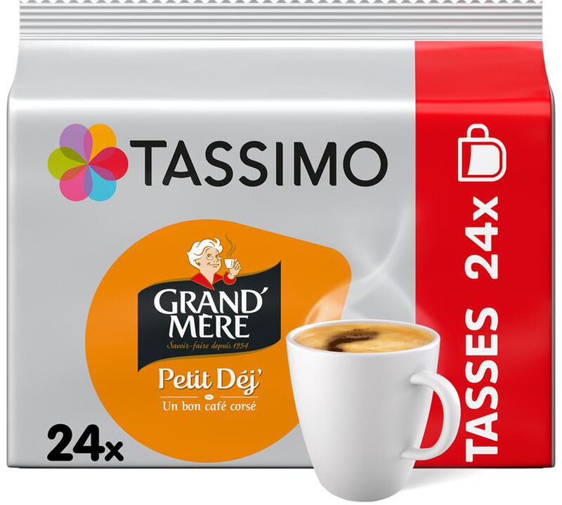 24 dosettes Tassimo - Grand M&egrave;re Petit D&eacute;jeuner - TASSIMO image number 0