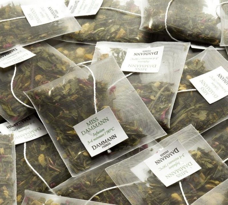 'Miss Dammann' flavoured green tea - 25 Cristal&reg; sachets - Dammann Fr&egrave;res image number 1