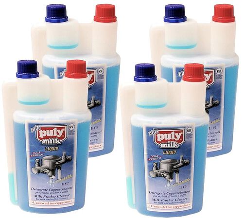 Puly MILK&reg; - Detergente liquido per la pulizia del Sistema Latte 4 x 1L