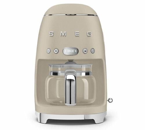 Cafeti&egrave;re filtre programmable SMEG Beige lin mat DCF02MLMEU