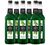Lot sirop Menthe Verte - Bouteille Plastique - 6 x 1L - 1883 ROUTIN image