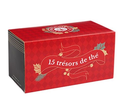 Coffret de No&euml;l 15 Tr&eacute;sors de Th&eacute;s - 2 x 15 sachets - COMPAGNIE & CO