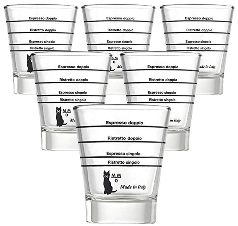 Motta graduated espresso glasses x 6 image number 0
