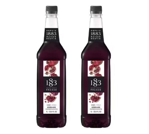 Sirop 1883 Routin Grenade - Bouteille plastique - 2 x 1 L