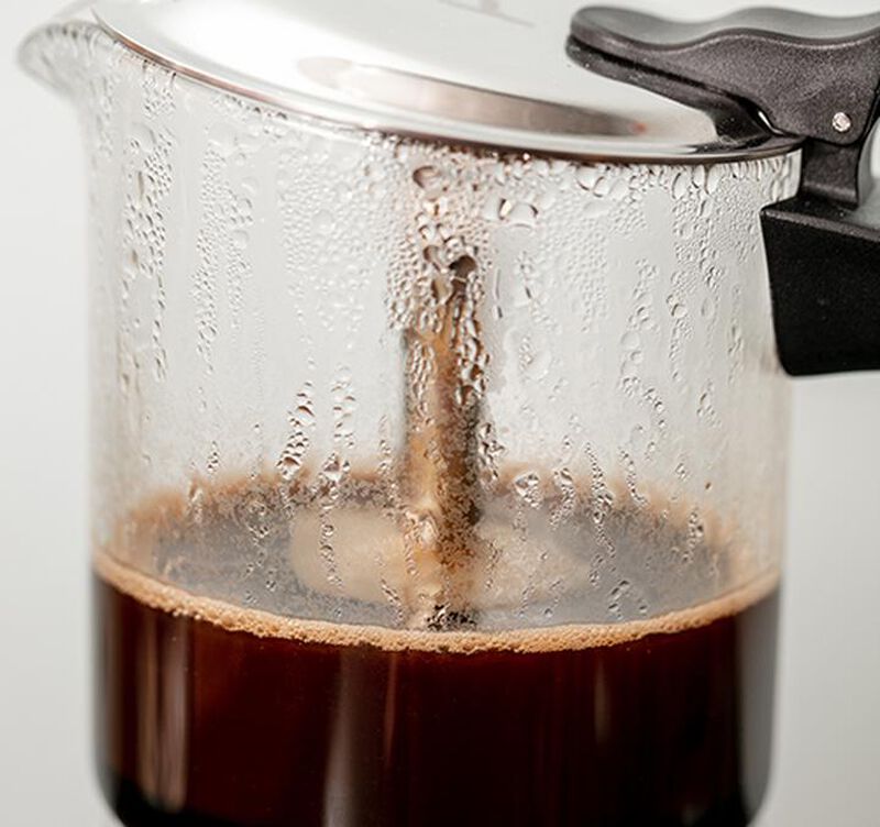 Pylano Moka Pot Kiara in Glass & Stainless Steel - 6 cups image number 6