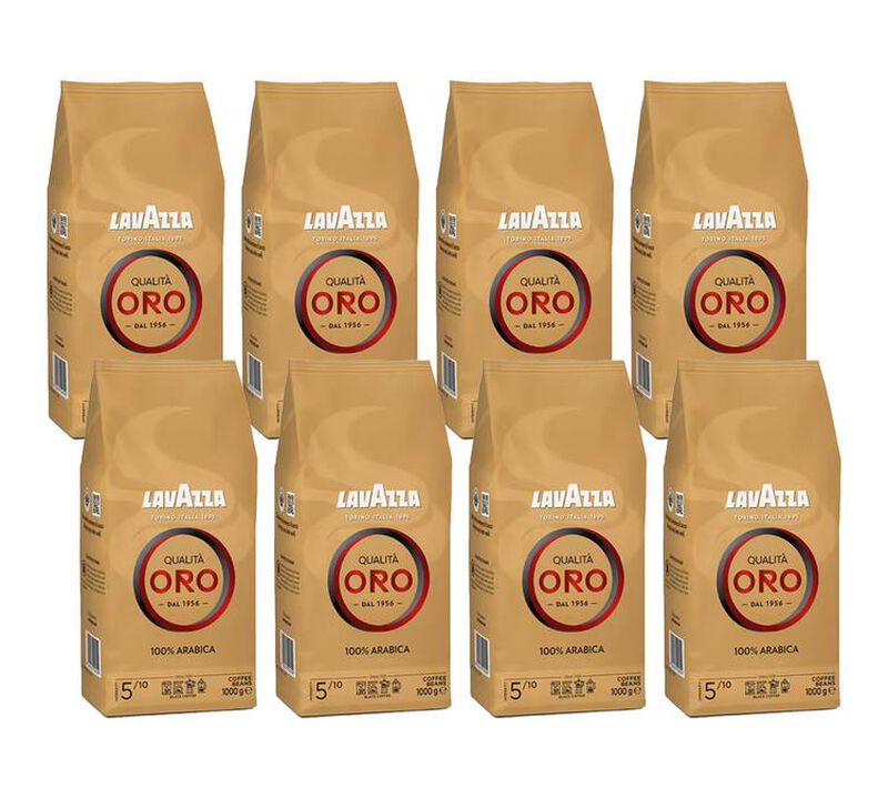 Lavazza Coffee Beans Qualit&agrave; Oro Value Pack - 8 x 1 kg image number 0