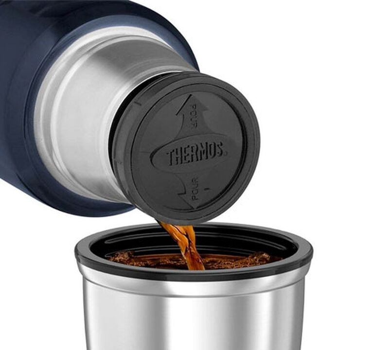 Thermos - Bottiglia termica in acciaio inox nero opaco Stainless King 47 cl image number 1