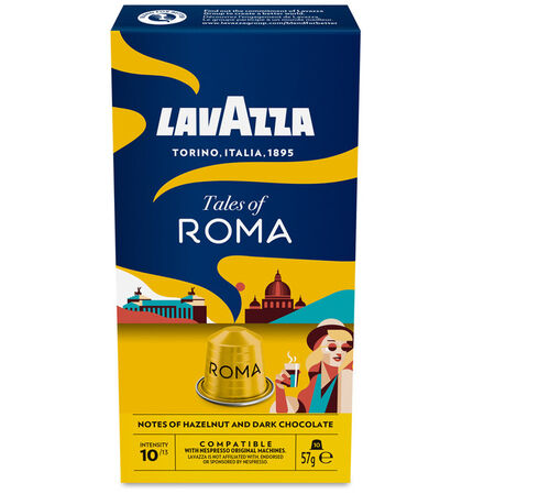 10 Nespresso* Original Compatible Capsules Tales Of Roma &ndash; LAVAZZA