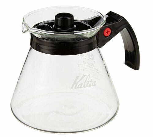 Carafe en verre KALITA avec poign&eacute;e 500 ml