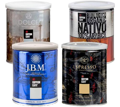 Goppion Caff&egrave; Coffee Beans Discovery Pack - 4 x 250g