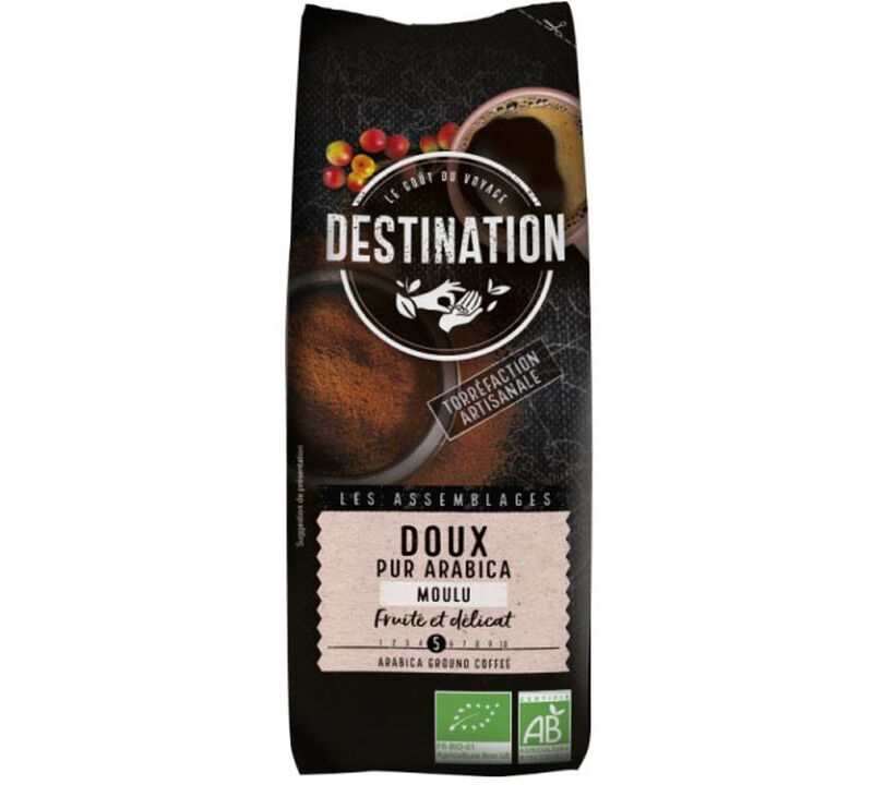 Destination Organic Ground Coffee S&eacute;lection Pur Arabica - 250g image number 0