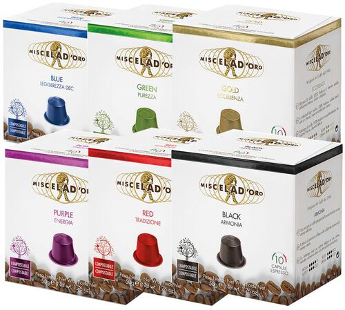 Miscela D'Oro Variety Pack Nespresso* Original Compatible Pods x 60