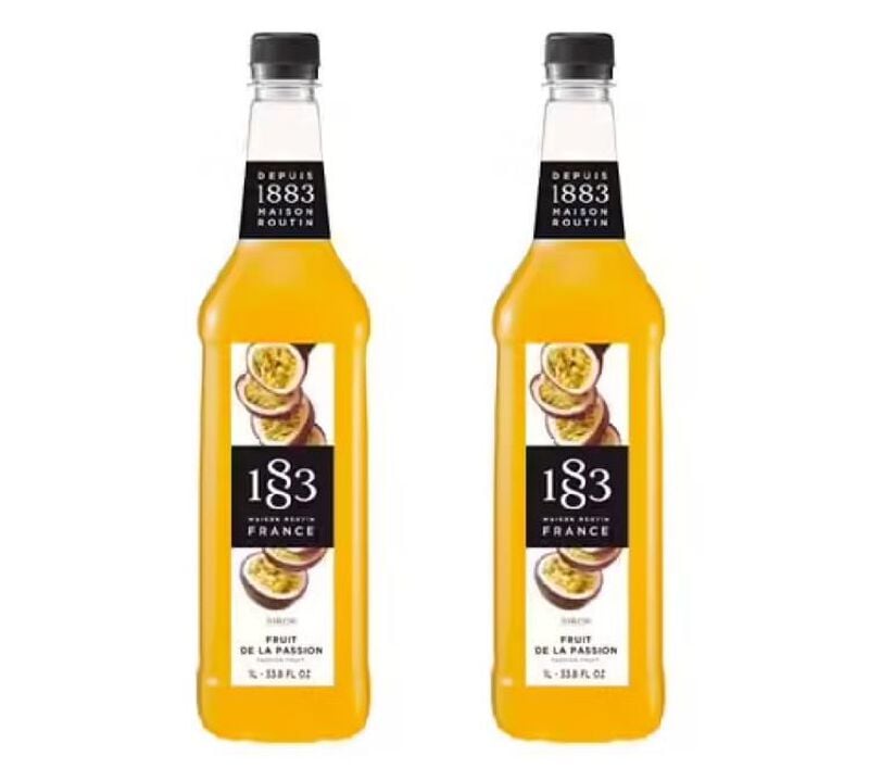 Sirop 1883 Routin Fruit de la passion - Bouteille plastique - 2 x 1 L image number 0