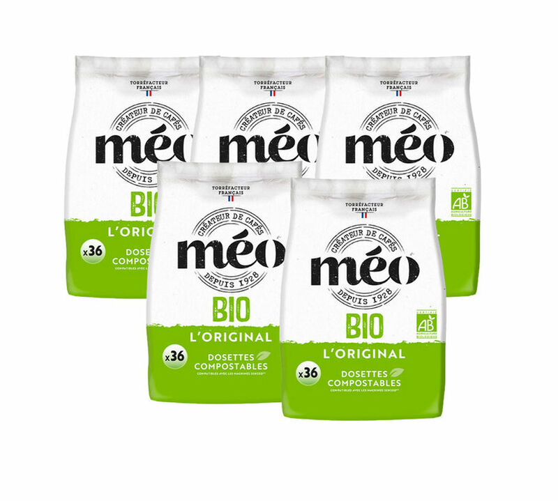 Senseo Compatible Pods Caf&eacute;s M&eacute;o Organic Coffee Value Pack x 180 image number 0