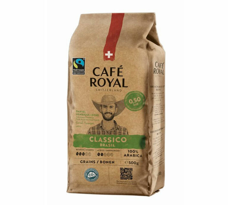 500 g - Caf&eacute; en grain - Br&eacute;sil classique - CAF&Eacute; ROYAL image number 1