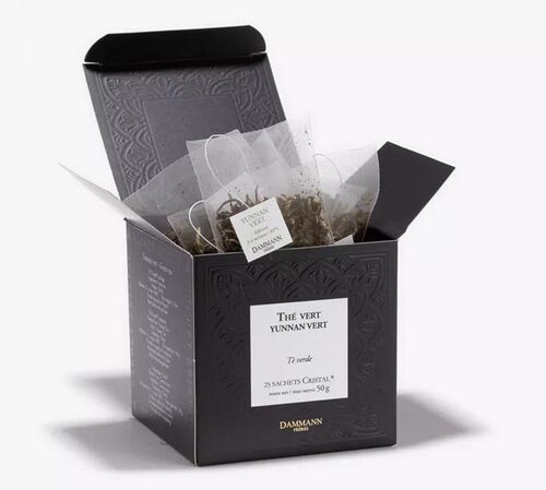 Dammann Fr&egrave;res Yunnan Green Tea - 25 Cristal&reg; sachets
