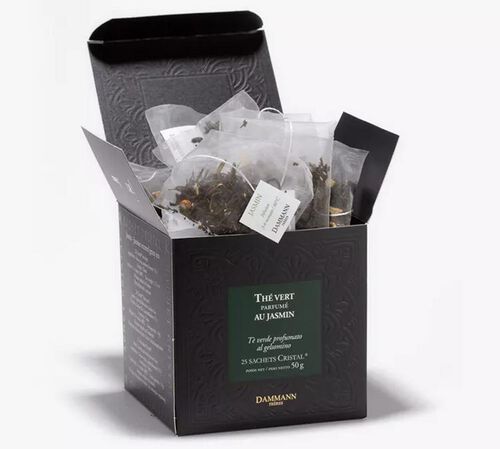 Dammann Fr&egrave;res Jasmine green tea - 25 Cristal&reg; sachets