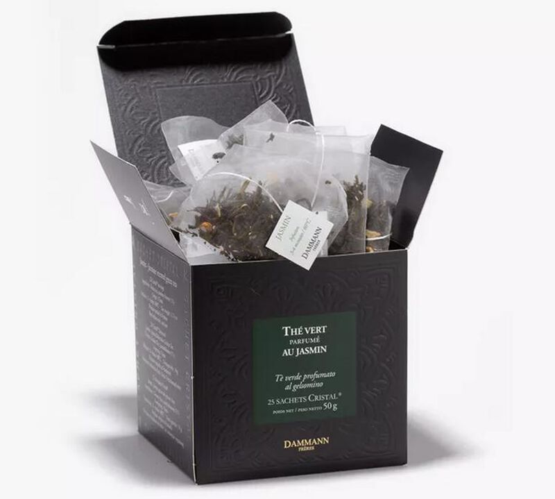 Dammann Fr&egrave;res Jasmine green tea - 25 Cristal&reg; sachets image number 0