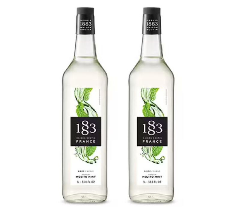 Sirop 1883 Routin Mojito Mint (Sans Alcool) - Bouteille Plastique - 2 x 1 L image number 0