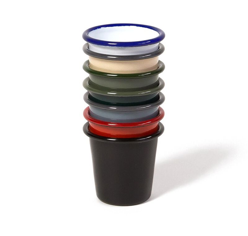 Falcon Enamelware Red pillarbox cup - 124ml image number 1