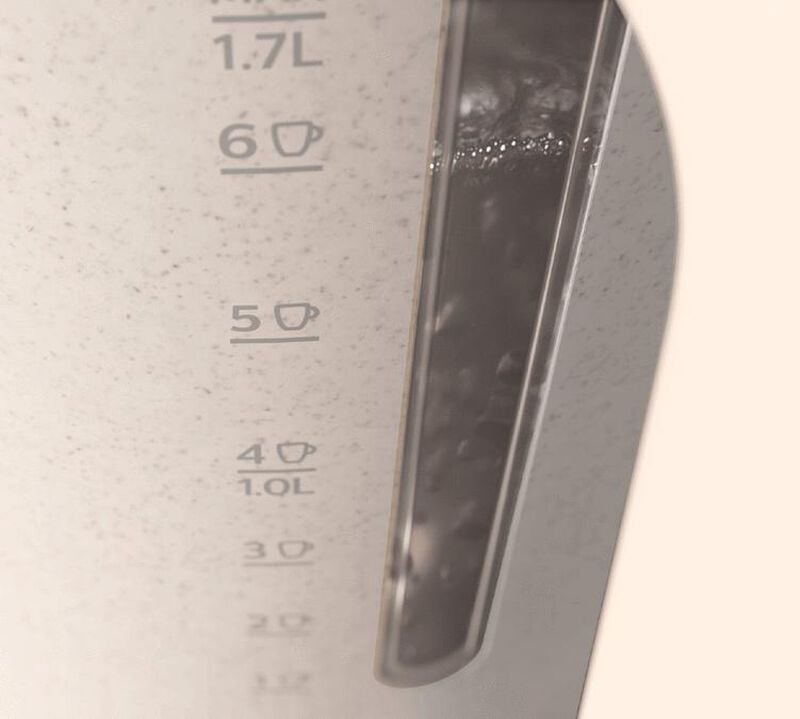 Bouilloire &eacute;lectrique Philips Eco-Conscious - 1.7L HD9365/10  Cr&egrave;me image number 3