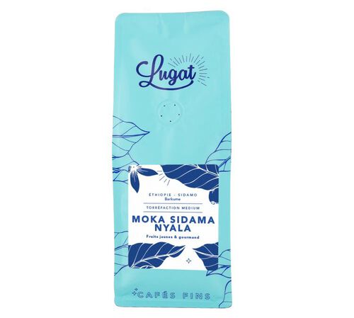 Lugat Ground Coffee Moka Sidama Nyala Universal Grind - 250g
