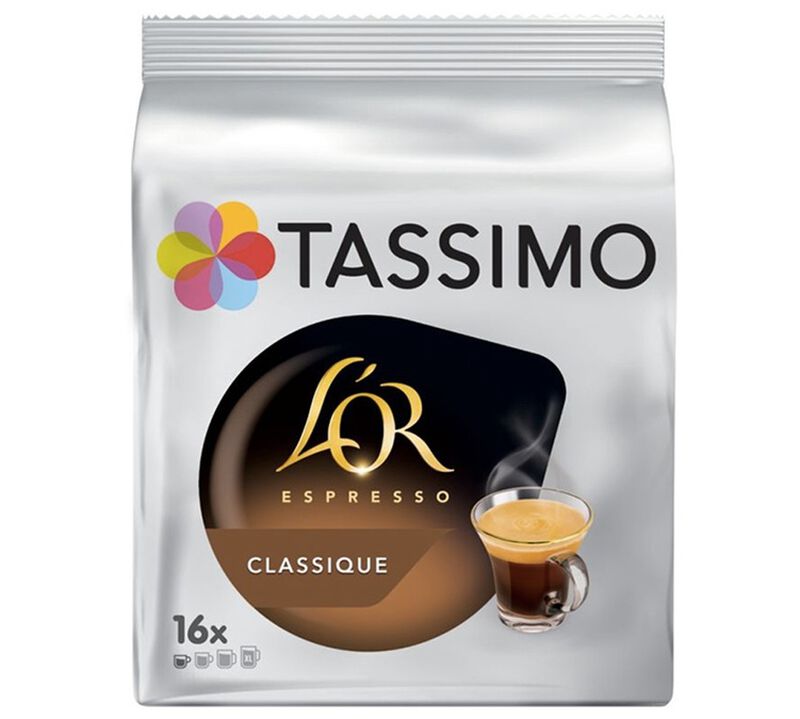 Tassimo pods L'Or Espresso Classique x 16 T-Discs image number 0