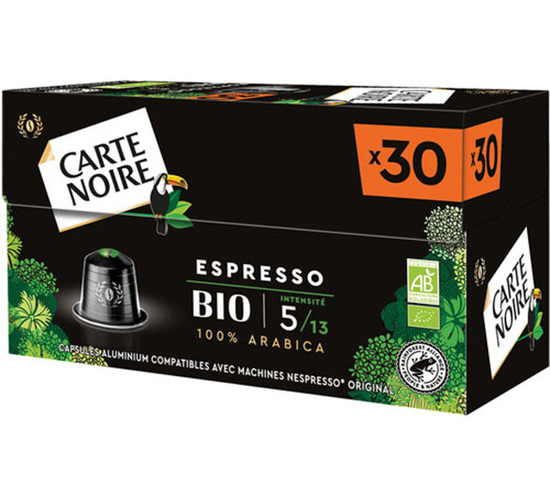 240 capsules compatibles Nespresso* Original Espresso Bio - CARTE NOIRE image number 4