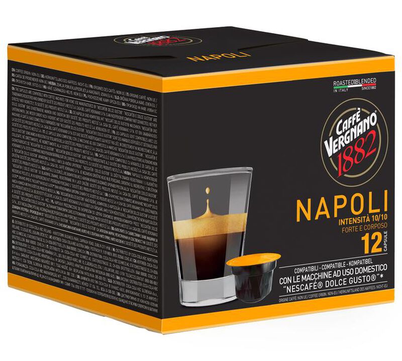 72 Nescaf&eacute;* Dolce Gusto* Compatible Pods Napoli &ndash; CAFFE VERGNANO image number 1