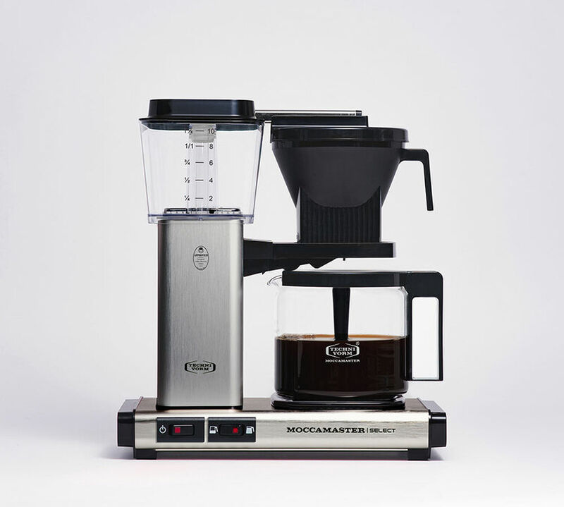 Caffettiera filtro Moccamaster KBG741 Select Alluminio Spazzolato image number 1