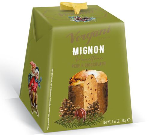 Vergani Panettone Mignon Pear and Chocolate - 100g