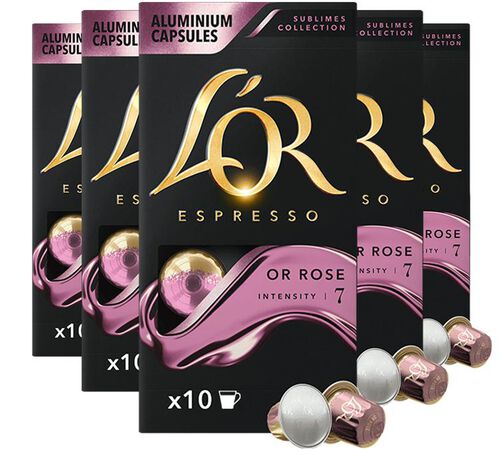 L'Or Espresso Capsules Or Rose Nespresso&reg; Compatible x 50