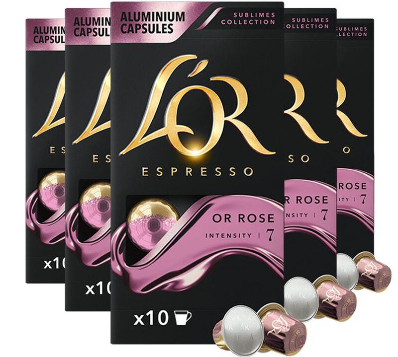 L'Or Espresso Capsules Or Rose Nespresso Compatible x 50 image number 0