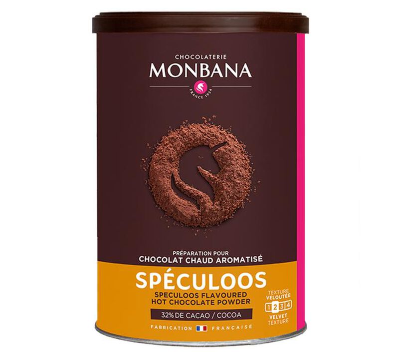 Monbana - Cioccolato in polvere gusto Speculoos 250 g image number 0