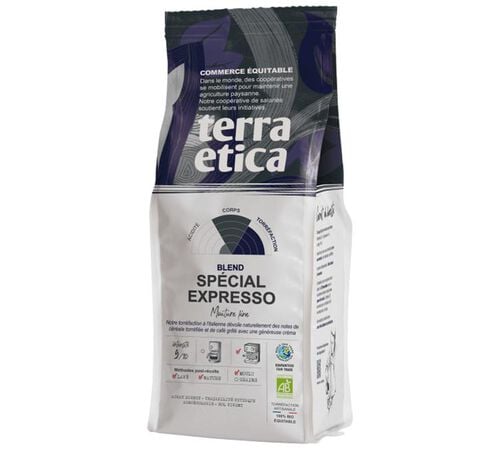 250 g - Caf&eacute; moulu - M&eacute;lange Expresso Bio - TERRA ETICA