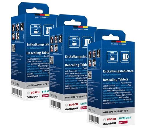Pack of 3 descaling tablets for Bosch / Tassimo / Siemens / Neff