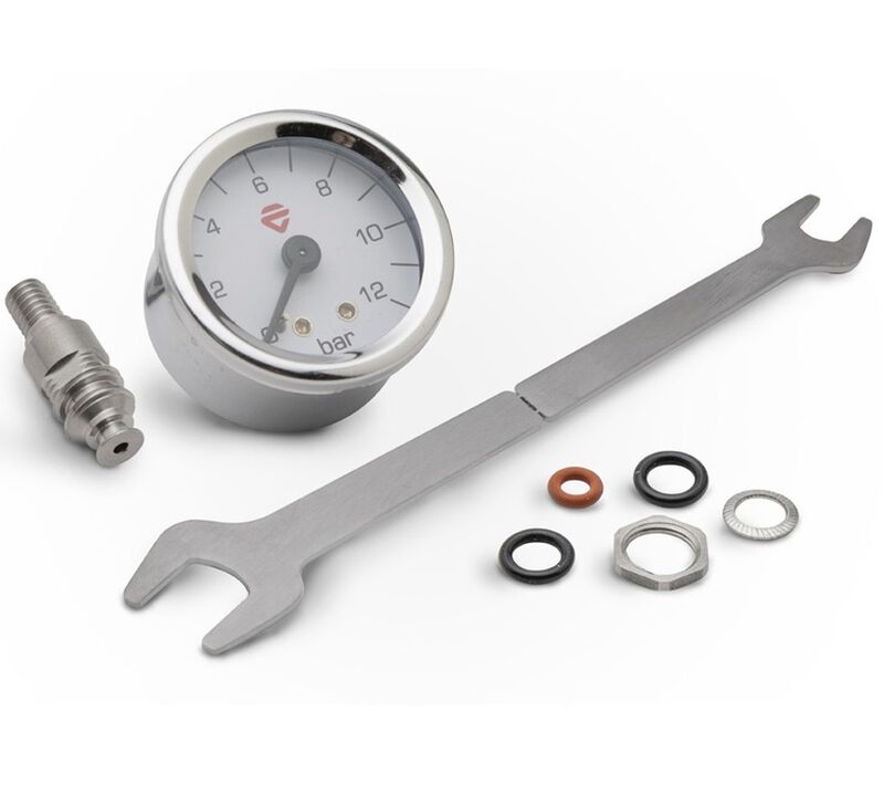 Upgrade Kit - Manometer for E61 groups with fixing pin, wrench, nuts, washers and o-rings. image number 0