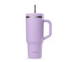 Gourde isotherme avec paille Travel cup lavande - 90 cl - QWETCH image number 0
