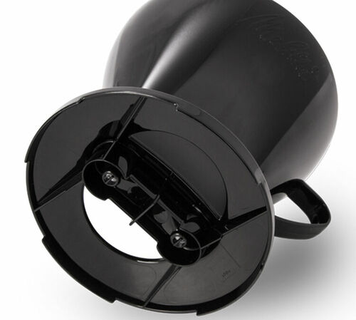 1X6 Melitta Dripper in black plastic. image number 1