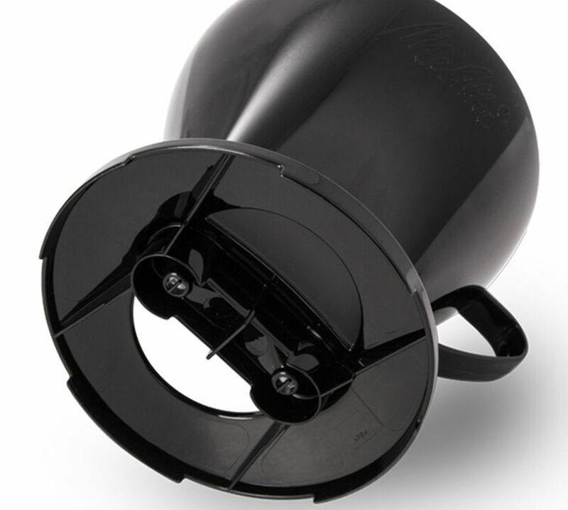 1X6 Melitta Dripper in black plastic. image number 1