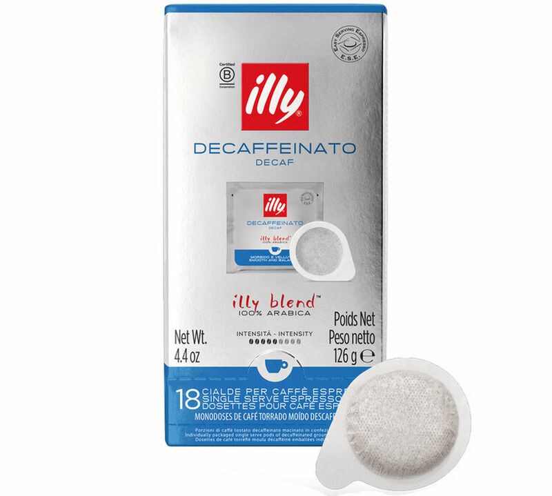 Illy ESE pods Espresso Decaffeinated Coffee x 18 coffee pods image number 0