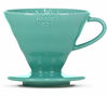 Hario V60 dripper in turquoise ceramic for 1-4 cups image number 0