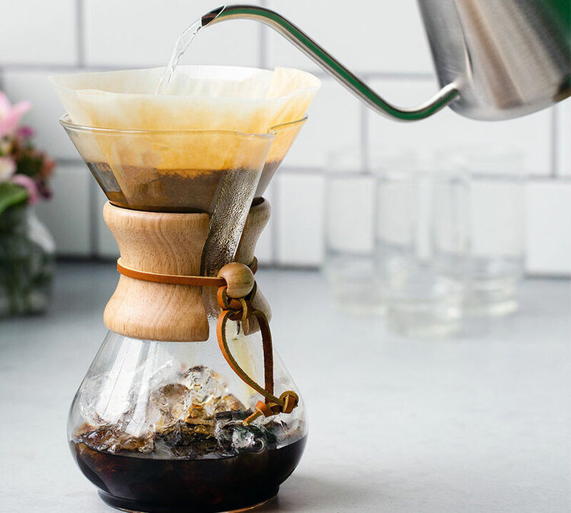 Chemex  - Caffettiera filtro manuale in vetro 6 tazze image number 2