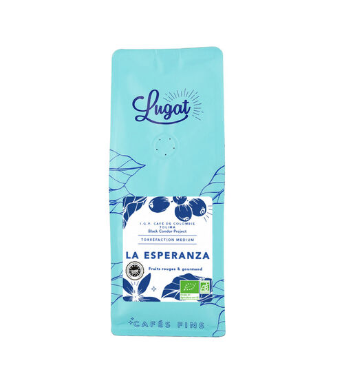 Lugat - Caff&egrave; in grani - La Esperanza bio 250g