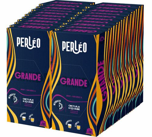 200 capsules compatibles Nespresso* Original Grande - PERL&Eacute;O