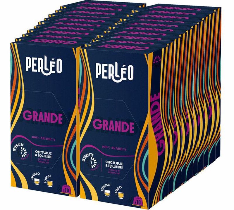 200 capsules compatibles Nespresso* Original Grande - PERL&Eacute;O image number 0