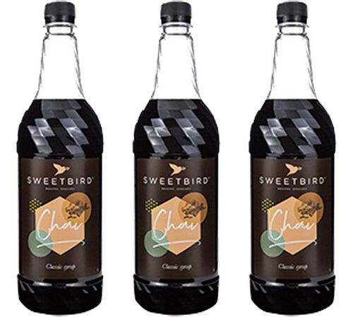 Lot de 3 Sirops Cha&iuml; 3 x 1L - SWEETBIRD