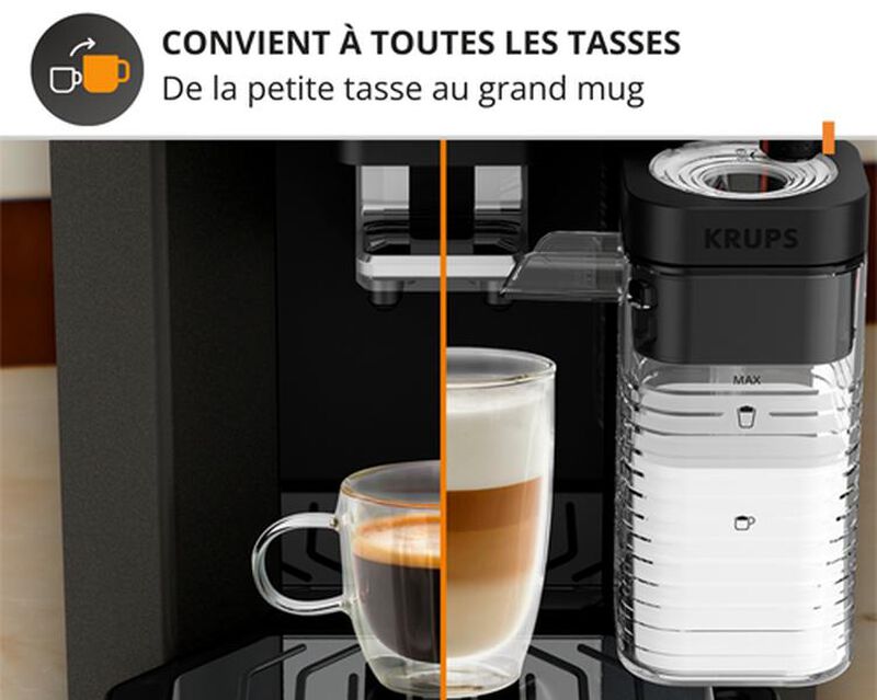 Machine &agrave; caf&eacute; automatique - Sensation Lait - KRUPS - Tr&egrave;s bon &eacute;tat image number 8